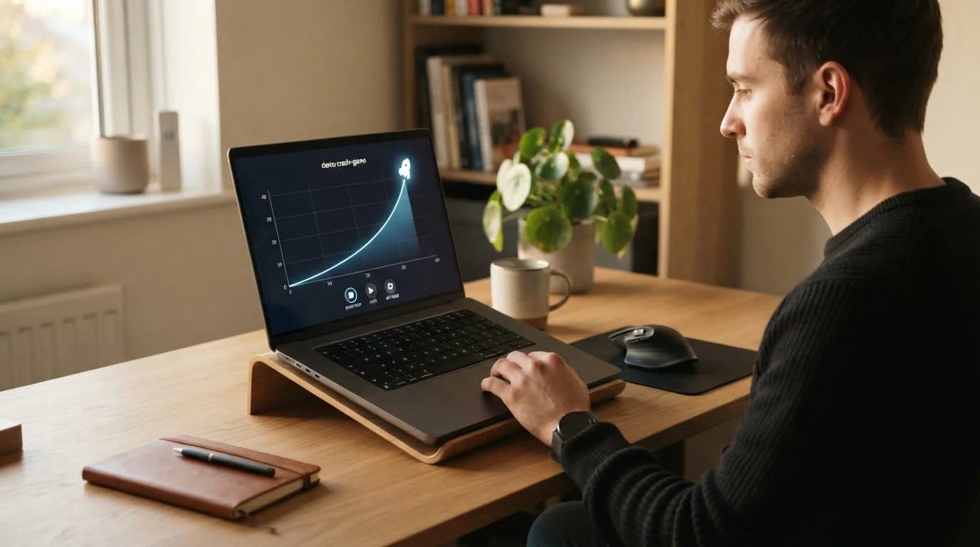 Demo-Modus von Aviator auf einem Laptop ohne Echtgeldanzeige