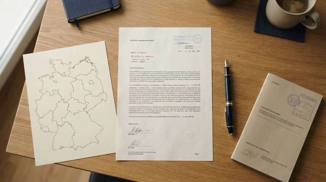 Prüfung einer deutschen Glücksspielerlaubnis und regionalen Zuständigkeit am Schreibtisch