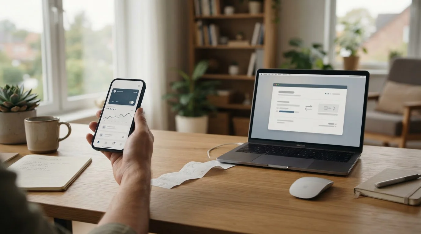 Sicheres E-Wallet und Bankkonto als unterschiedliche Auszahlungswege