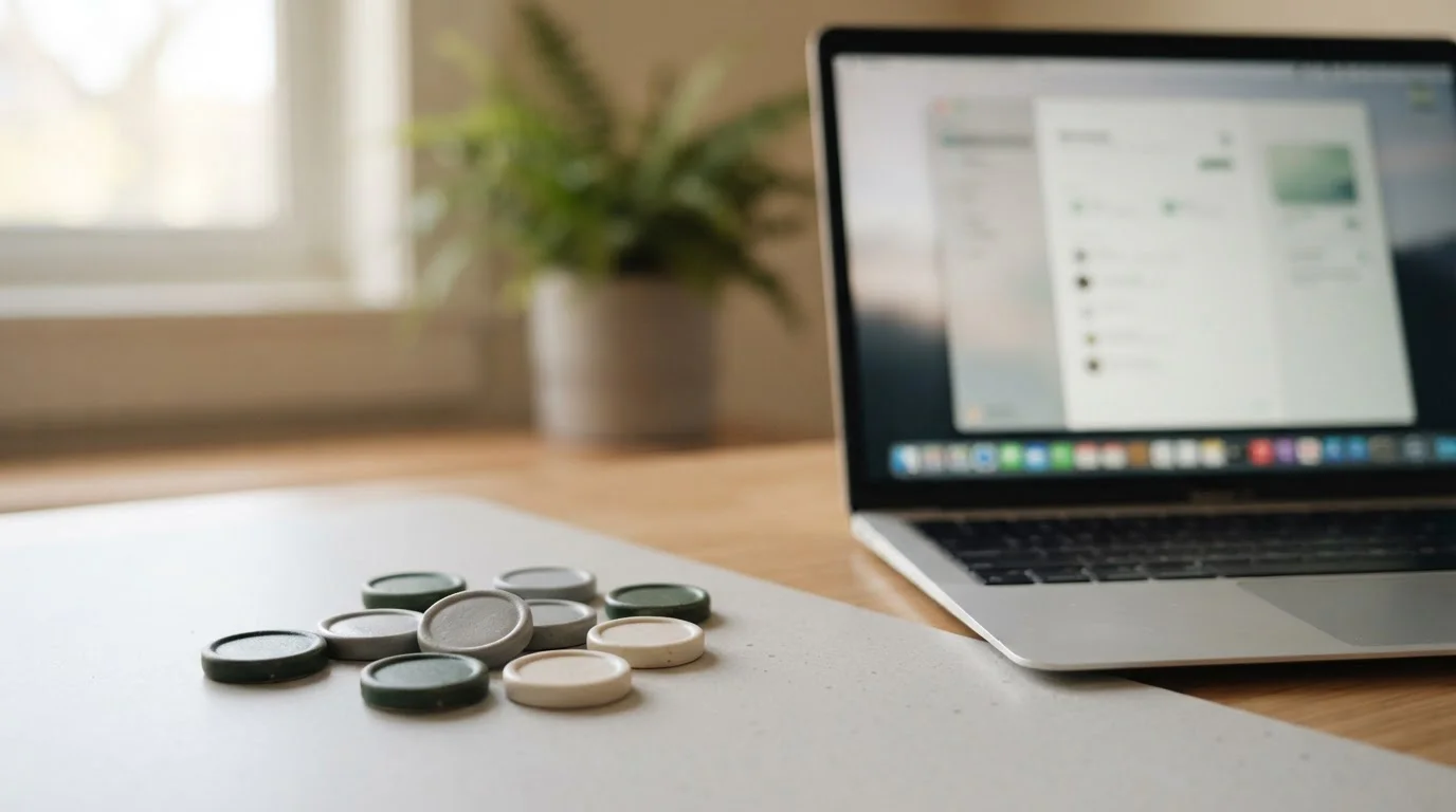 Kleines Spielbudget von 10 Euro als symbolische Spielmarken ohne Wertangabe