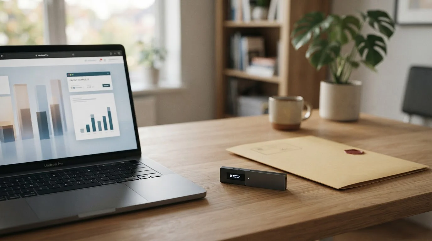 Sichere Wallet-Auszahlung mit neutraler Statusanzeige und Prüfdokumenten