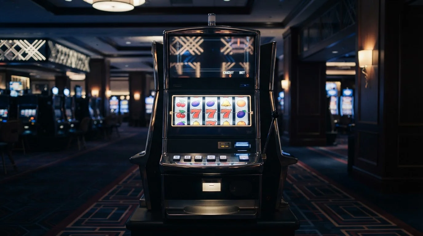 Spielautomat mit klarer RTP-Anzeige und neutralen Walzen