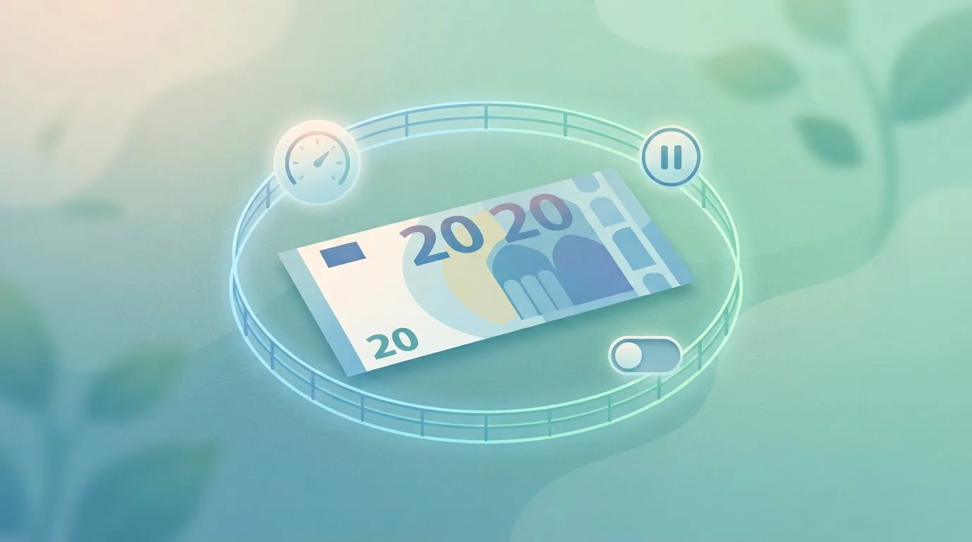 Zwanzig Euro als Unterhaltungsbudget innerhalb der deutschen Schutzgrenzen